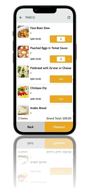 waiter restaurant mobile app