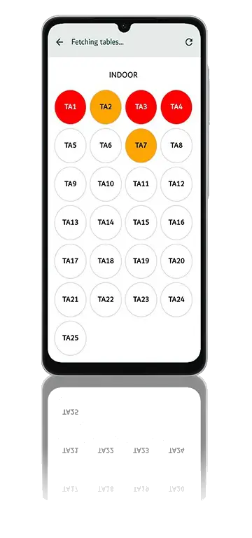 restaurant Waiter mobile app software billing